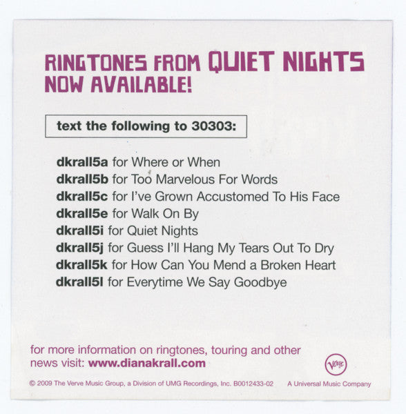 Quiet Nights - Krall, Diana