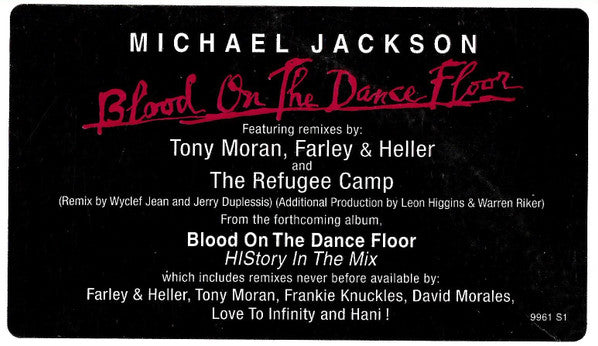Blood On The Dance Floor - Jackson, Michael