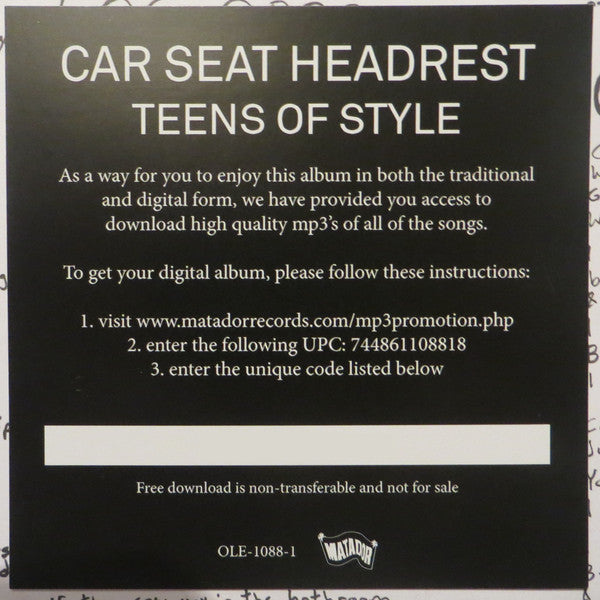 Teens Of Style - Car Seat Headrest