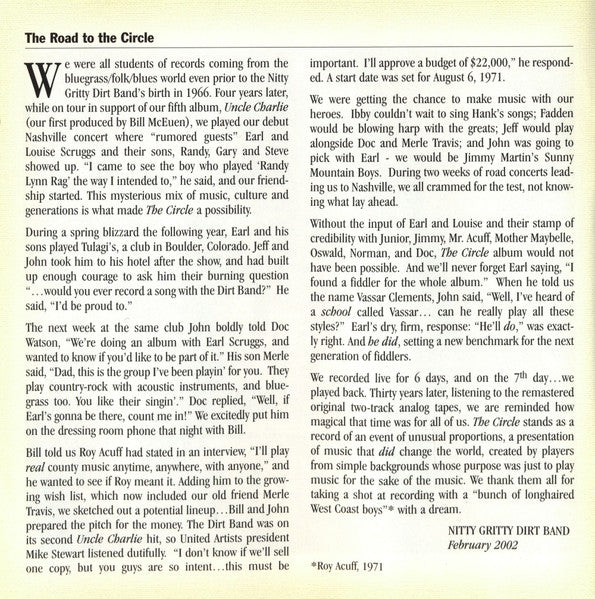 Will The Circle Be Unbroken - Nitty Gritty Dirt Band