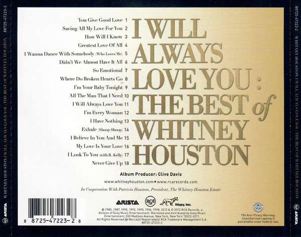 I Will Always Love You: The Best Of Whitney Houston - Whitney Houston [CD]