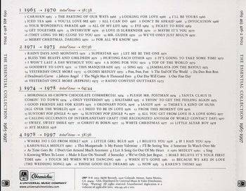 The Essential Collection (1965 - 1997) - Carpenters