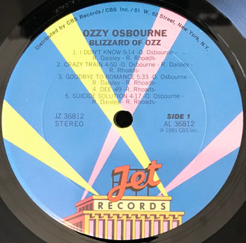 Blizzard Of Ozz - Osbourne, Ozzy