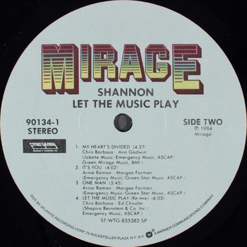 Let The Music Play - Shannon