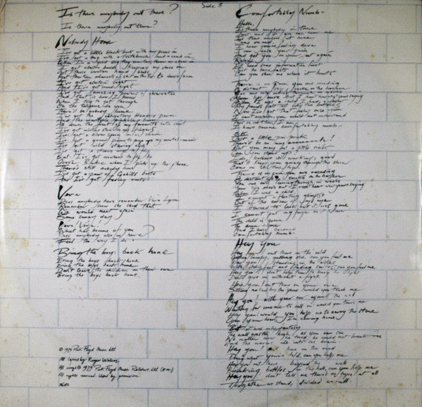 The Wall - Pink Floyd