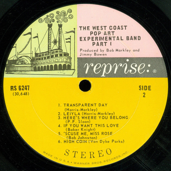 Part One - West Coast Pop Art Experimental Band