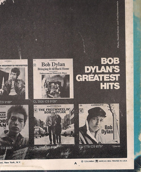 Greatest Hits - Dylan, Bob