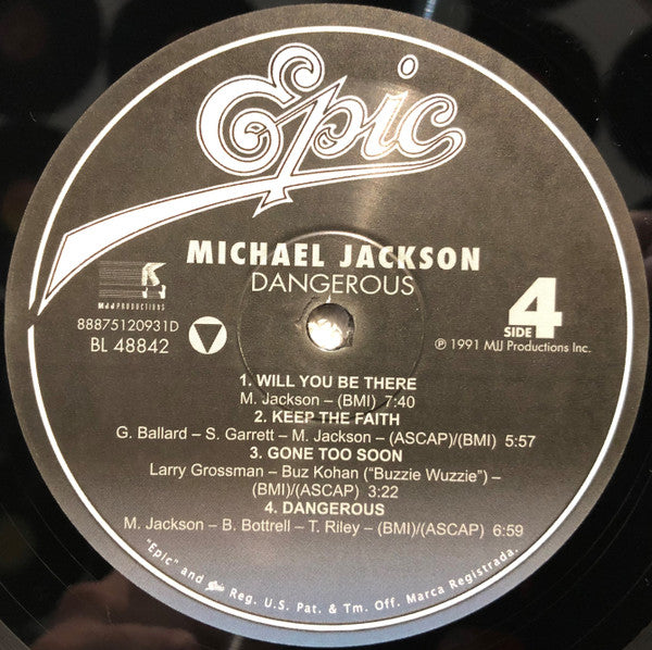 Dangerous - Jackson, Michael