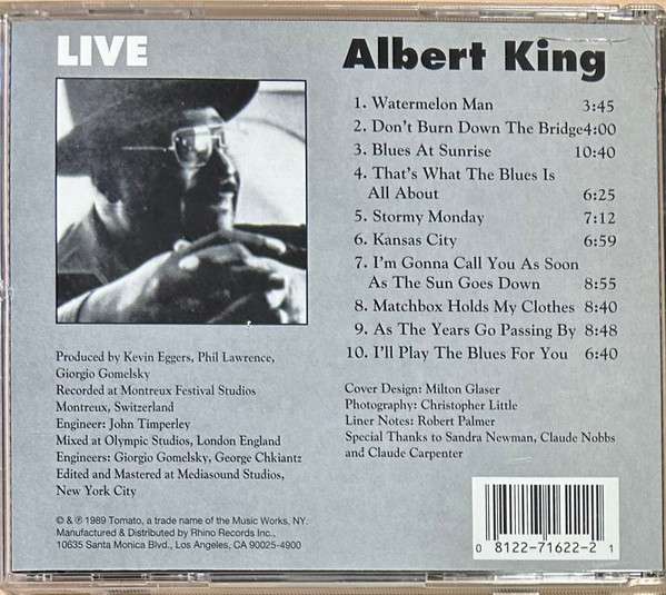 LIVE - King, Albert