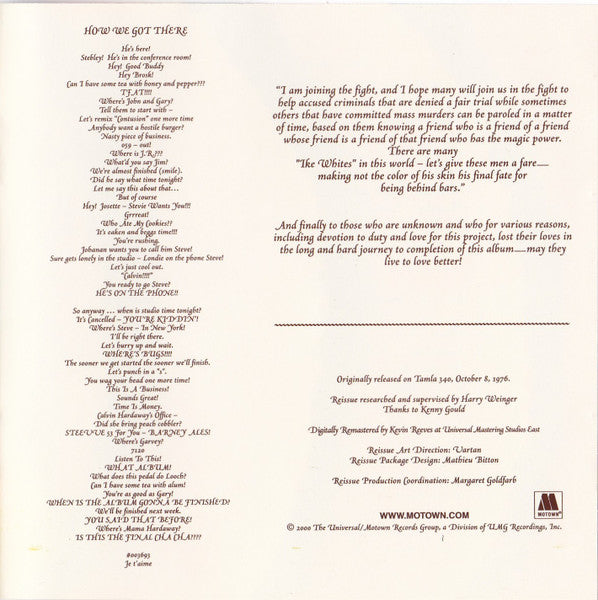 Songs In The Key Of Life - Wonder, Stevie
