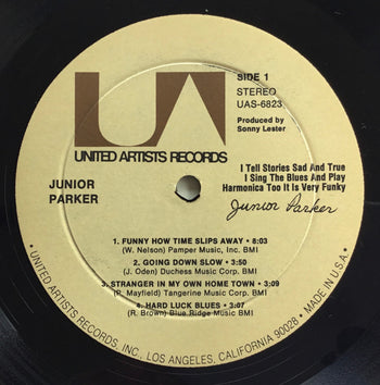 I Tell Stories Sad And True I Sing The Blues - Parker, Junior