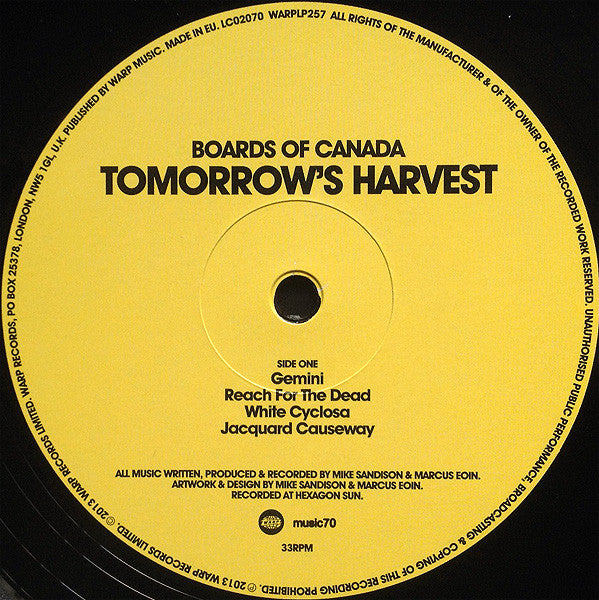 Tomorrow's Harvest - Boards Of Canada