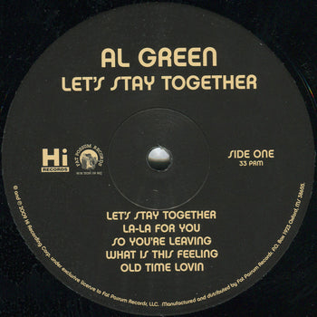 Let's Stay Together - Green, Al