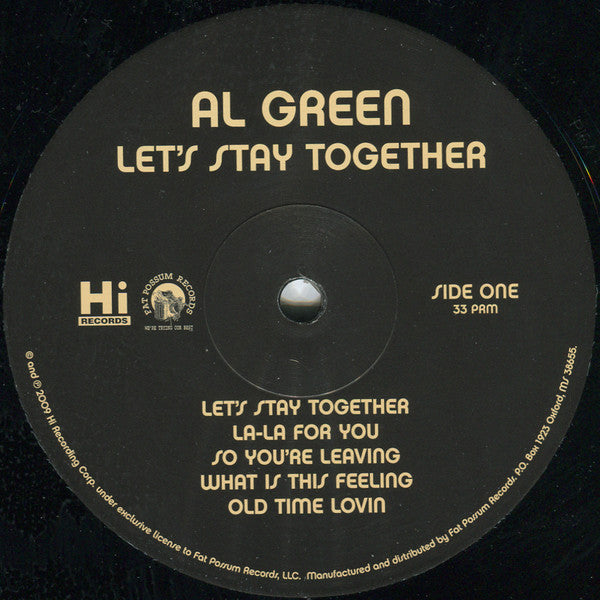 Let's Stay Together - Green, Al