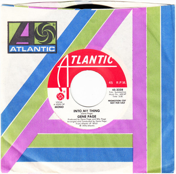 Into My Thing - Page, Gene