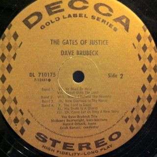 The Gates Of Justice - Brubeck, Dave