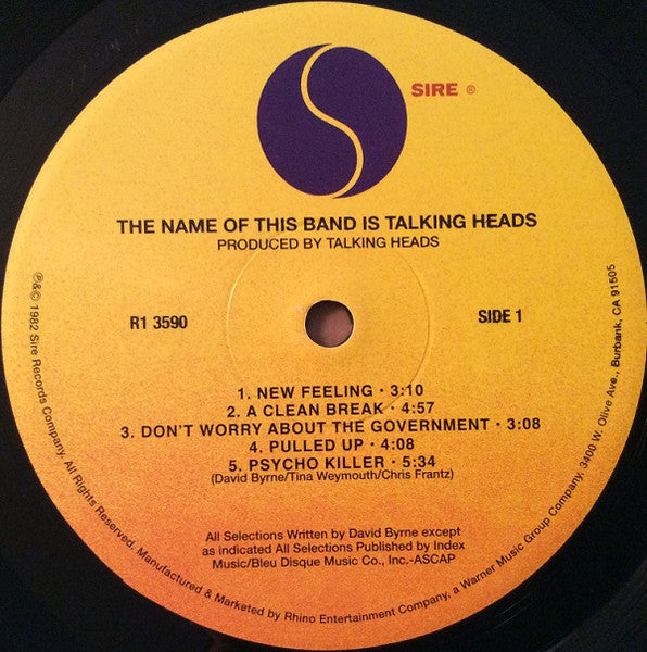 The Name Of This Band Is Talking Heads - Talking Heads, The