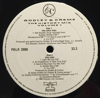 The History Mix Volume 1 - Godley & Creme