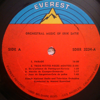 Orchestral Music Of Erik Satie - Erik Satie
