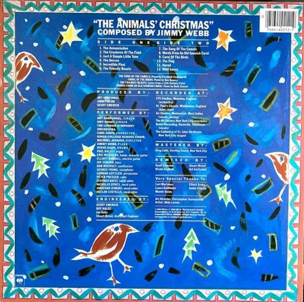 The Animals' Christmas By Jimmy Webb - Garfunkel, Art / Amy Grant