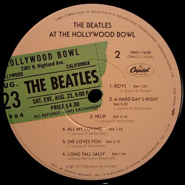 The Beatles At The Hollywood Bowl - Beatles