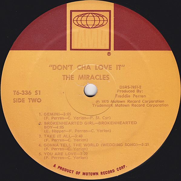 Don't Cha Love It - Miracles