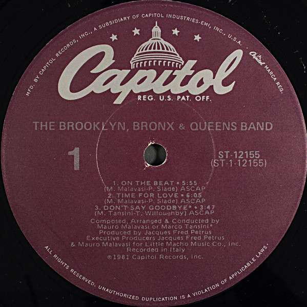 The Brooklyn, Bronx & Queens Band - Brooklyn, Bronx & Queens Band