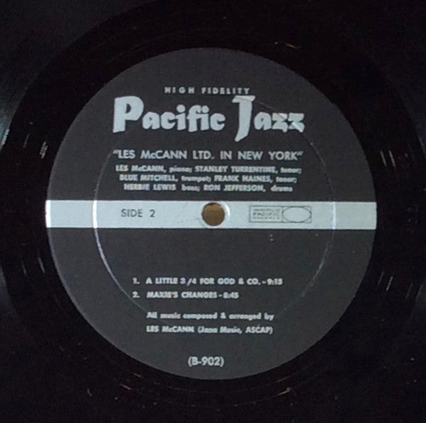 Les Mccann Ltd. In New York - Mccann, Les