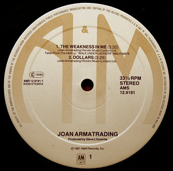 The Weakness In Me - Armatrading, Joan