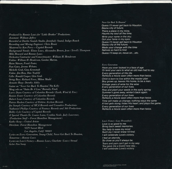 Every Generation - Laws, Ronnie