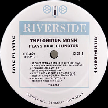 Plays Duke Ellington - Monk, Thelonious