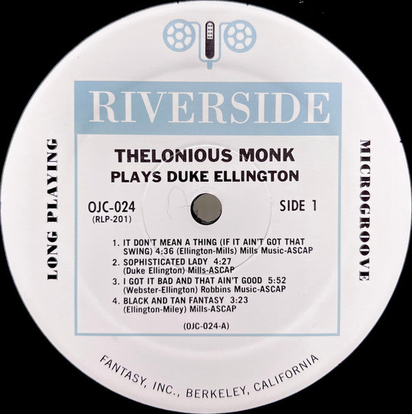 Plays Duke Ellington - Monk, Thelonious