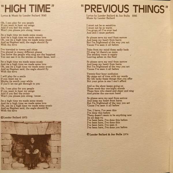 High Time - Ballard, Lander