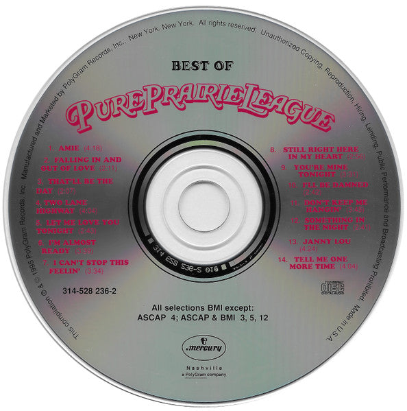 Best Of Pure Prairie League - Pure Prairie League