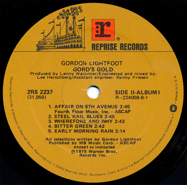Gord's Gold - Lightfoot, Gordon