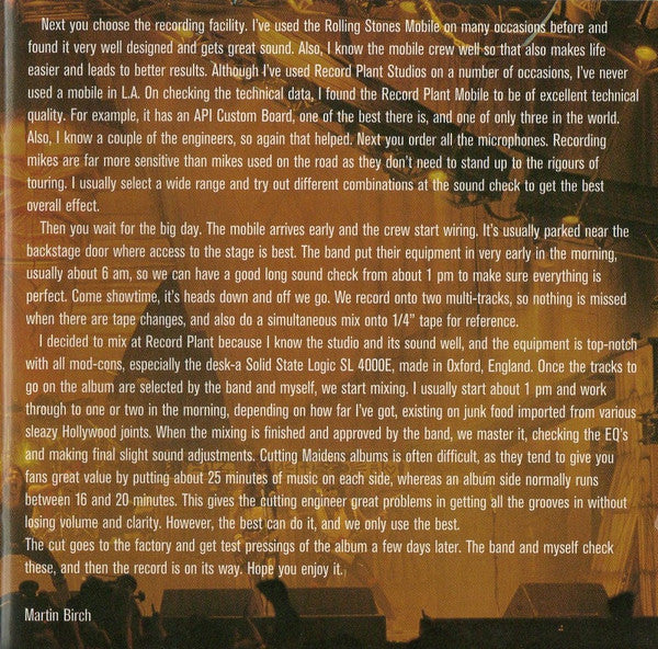 Live After Death - Iron Maiden