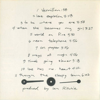 Vermillion - Three O'Clock