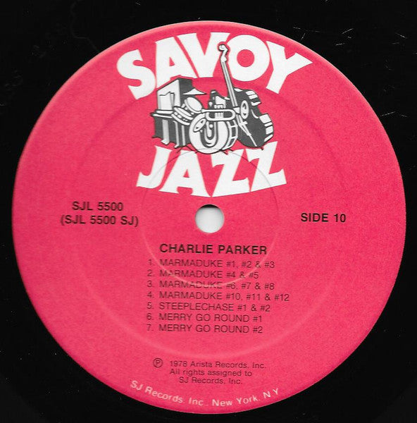 The Complete Savoy Studio Sessions - Parker, Charlie