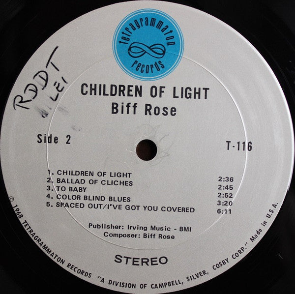 Children Of Light - Rose, Biff