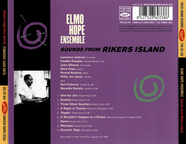 Sounds From Rikers Island - Elmo Hope Ensemble