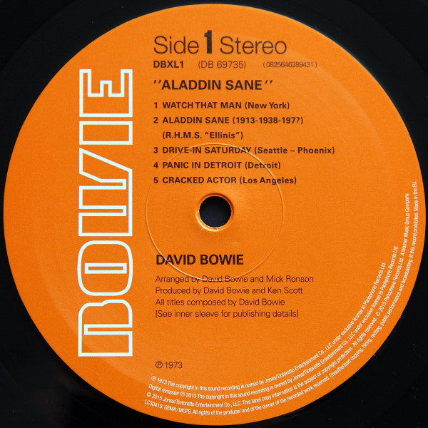 Aladdin Sane - Bowie, David