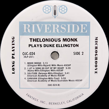 Plays Duke Ellington - Monk, Thelonious