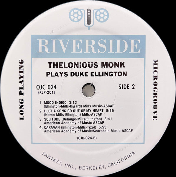 Plays Duke Ellington - Monk, Thelonious