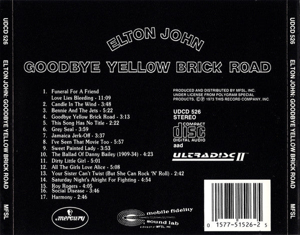 Goodbye Yellow Brick Road - John, Elton