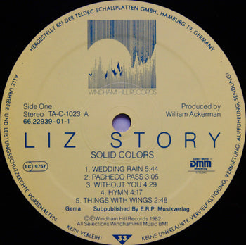Solid Colors - Story, Liz