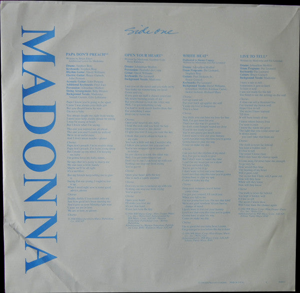True Blue - Madonna