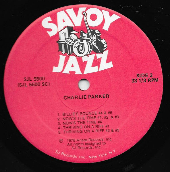 The Complete Savoy Studio Sessions - Parker, Charlie