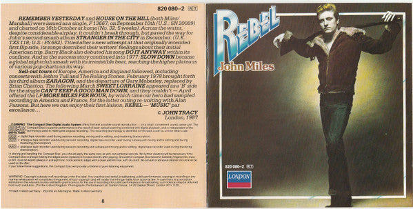 Rebel - Miles, John