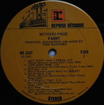 Mothers Pride  - Fanny