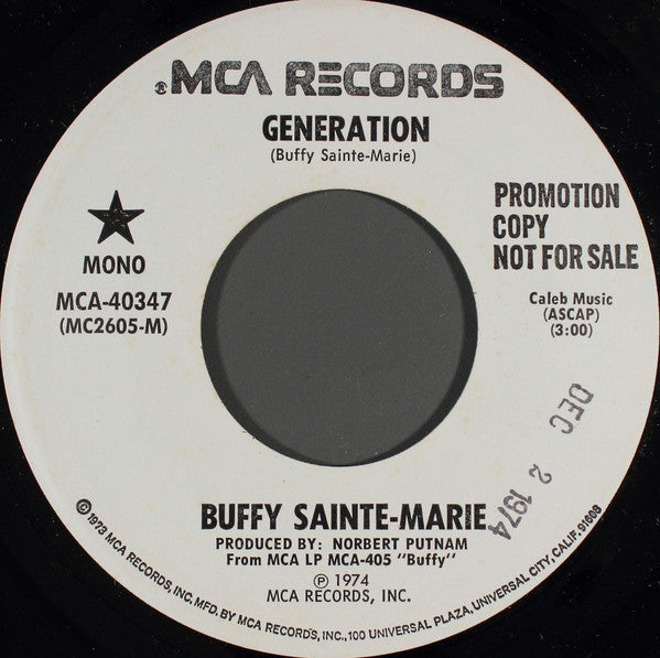 Generation - Sainte-Marie, Buffy